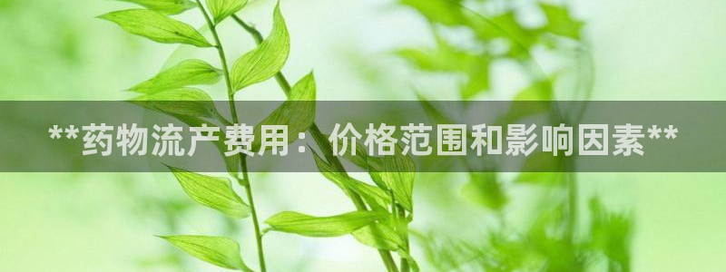 28圈代理落网：**药物流产费用：价