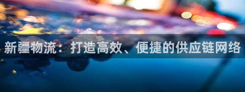 28圈提款一直没到：新疆物流：打造高